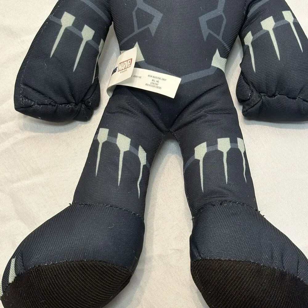 Marvel Plush Black Panther Stuffed Animal Black Gray 12” 2018